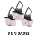 Kit 3 em 1 Escorredor Multifuncional para Lavar e Armazenar Alimentos