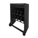 Porta Temperos com Suporte MDF  - Tampa Dosadora Dupla 130ml - 8un