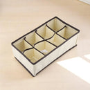 Organizador Dobrável de Gaveta em Tecido Nylon para Roupas e Acessórios