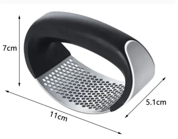 Triturador de Alho Manual em Aço Inox