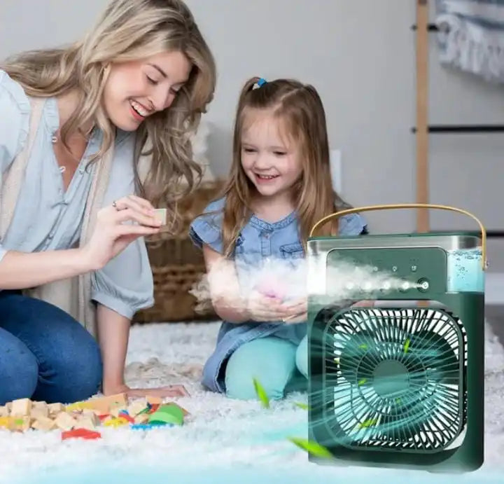 Climatizador/Ventilador De Ar Portátil  Com Iluminação