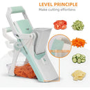 Cortador Manual Multifuncional de Aço Inoxidável -5 funções