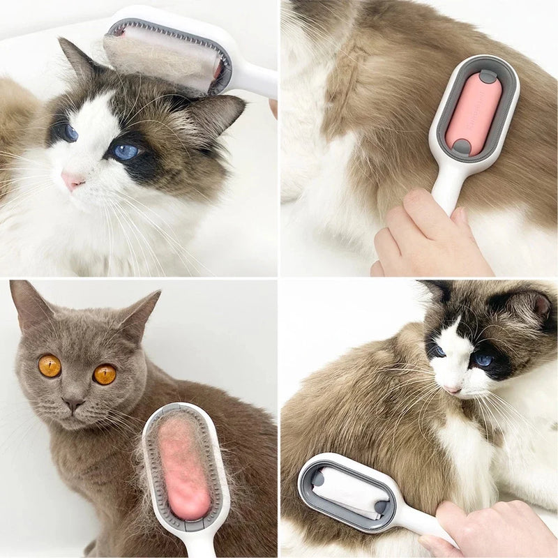 Pente Removedor de Pelos para Cães e Gatos Escova de Higiene Pet
