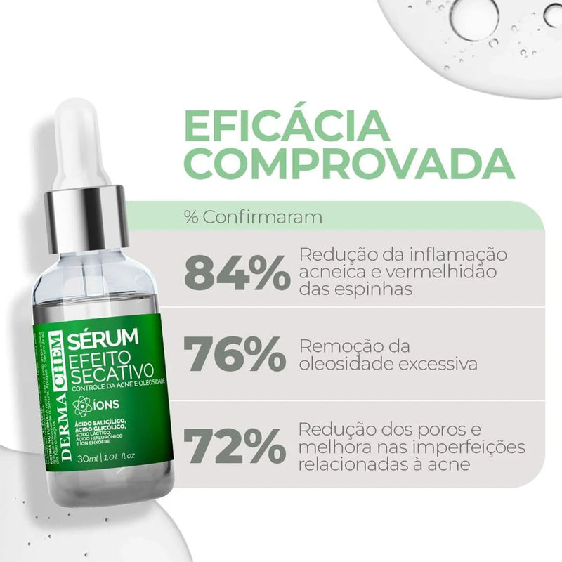 Sérum Efeito Seco Controle de Acne e Oleosidade