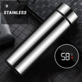 Garrafa Térmica 500ML Com Led Inox - Display Digital