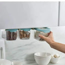 Conjunto Suspenso de Armazenamento de Alimentos 3 Potes 1,3L