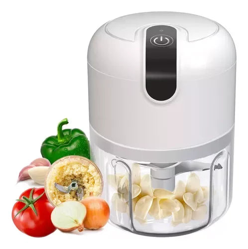 Mini Processador Elétrico -Recarregável USB 250ml