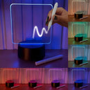 Luminária 3D Ilusão Óptica com Base LED – 7 Cores e Cabo USB Incluso