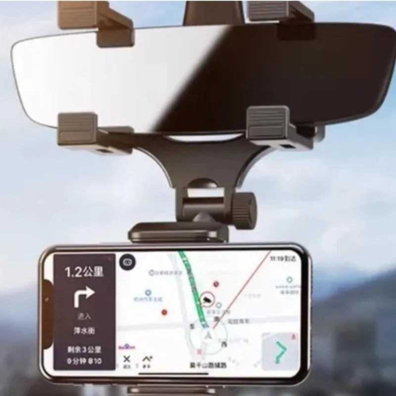 Suporte de Celular para Retrovisor de Carro Ajustável