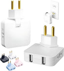 Adaptador de Tomada Bivolt com 2 portas USB - Carregador Universal.