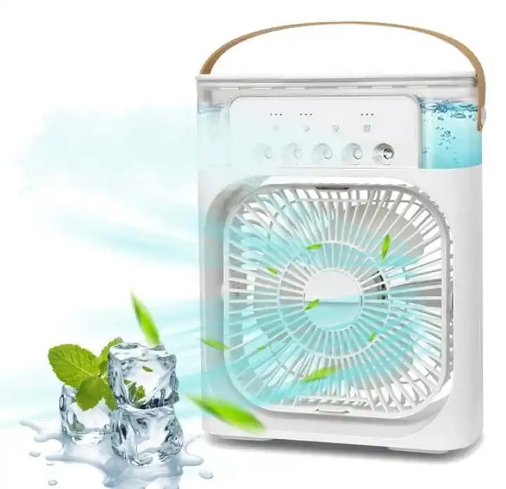 Climatizador/Ventilador De Ar Portátil  Com Iluminação