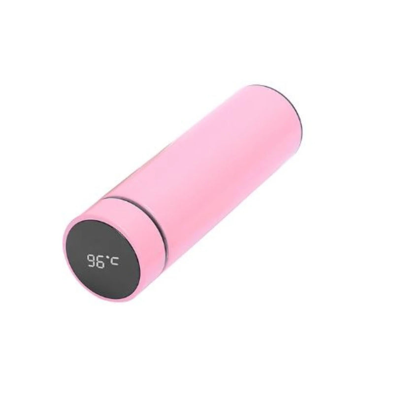 Garrafa Térmica Inteligente 500ml com Display Digital de Temperatura em Inox