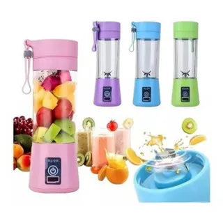 Mini Liquidificador Portátil 380 ml USB Recarregável – com Coador