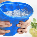 Balde de Cubo de Gelo de Silicone -Portátil.