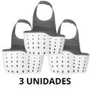 Kit 3 em 1 Escorredor Multifuncional para Lavar e Armazenar Alimentos