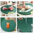 Kit de Tábua De Corte Antibacteriana + Amassador de Alho Aço Inox