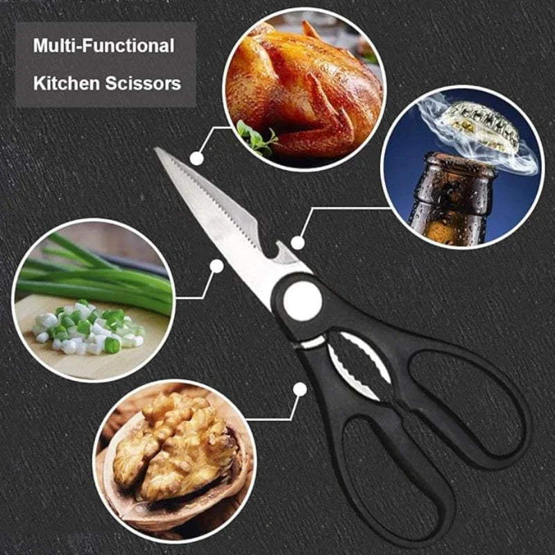 Conjunto de Cozinha -Aço INOX com Cabo Ergonômico (6 Peças)