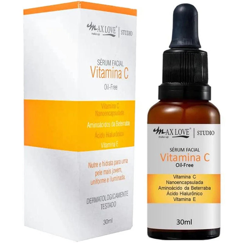 Vitamina C+Facial Sérum 3 em 1 - Max Love