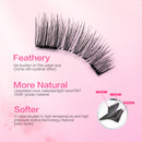 Cílios Postiços Magnéticos 3D Reutilizáveis, Sem Cola, Com Aplicador - 1 par