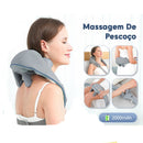 Massageador de Cervical e Ombros - Sem fio 6D - Aquecido