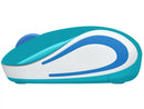 Mouse Sem Fio Logitech M187 Nano USB Portátil 1000DPI Aqua Bright