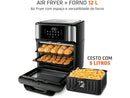 Air Fryer Fritadeira Elétrica sem Óleo Mondial - 12 Litros - Digital Inox  - Alta Qualidade