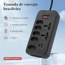 Tomada de Extensão USB - Interruptor mestre liga/desliga