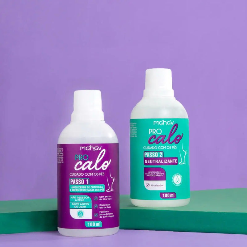 Kit Spa dos Pés Mahav Pro Calo 2x100ml