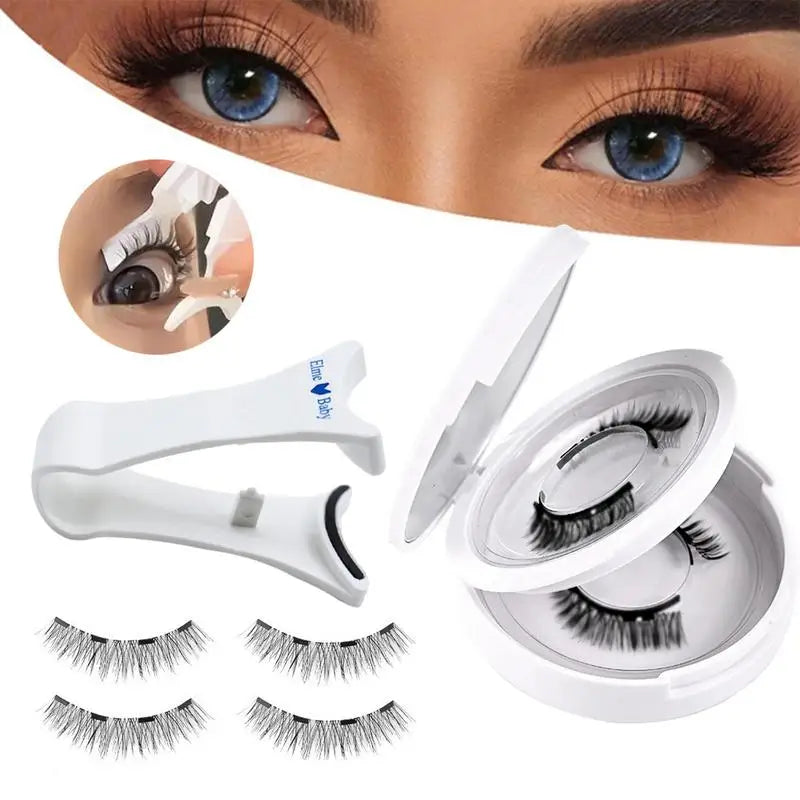Kit Cílios Magnéticos 3D Reutilizáveis - Alta Qualidade