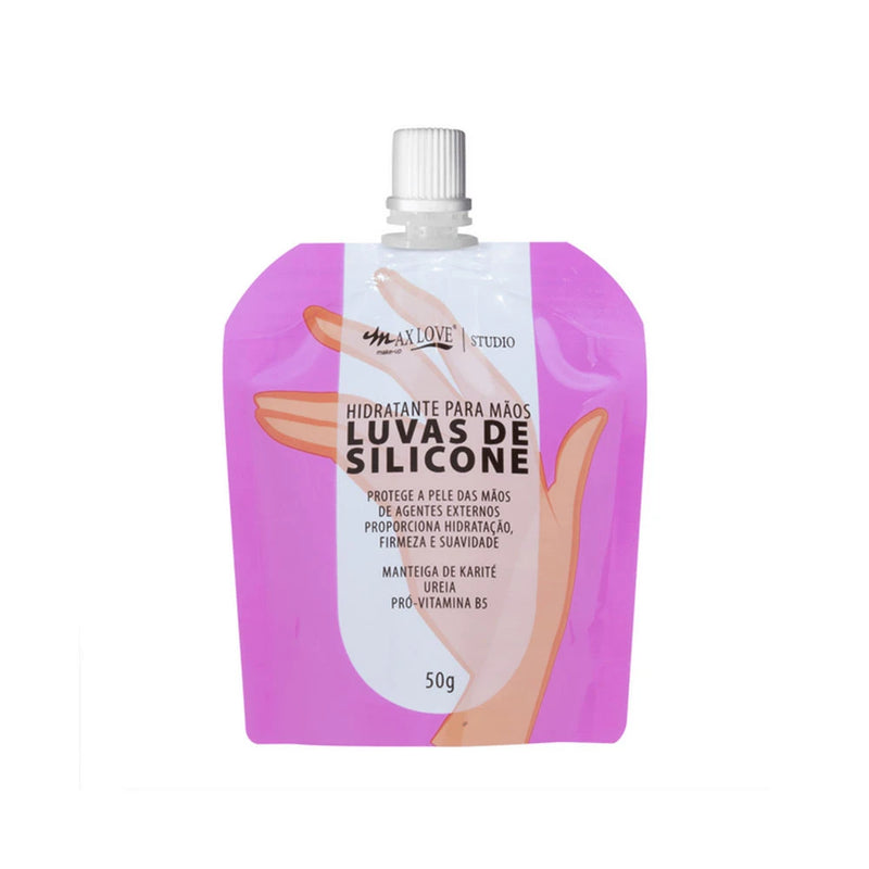 Kit Creme Hidratante Mãos Luvas Silicone e Pés Rachados -Max Love