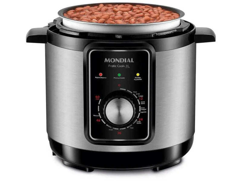 Panela de Pressão Elétrica Mondial 700W - 220V 3L