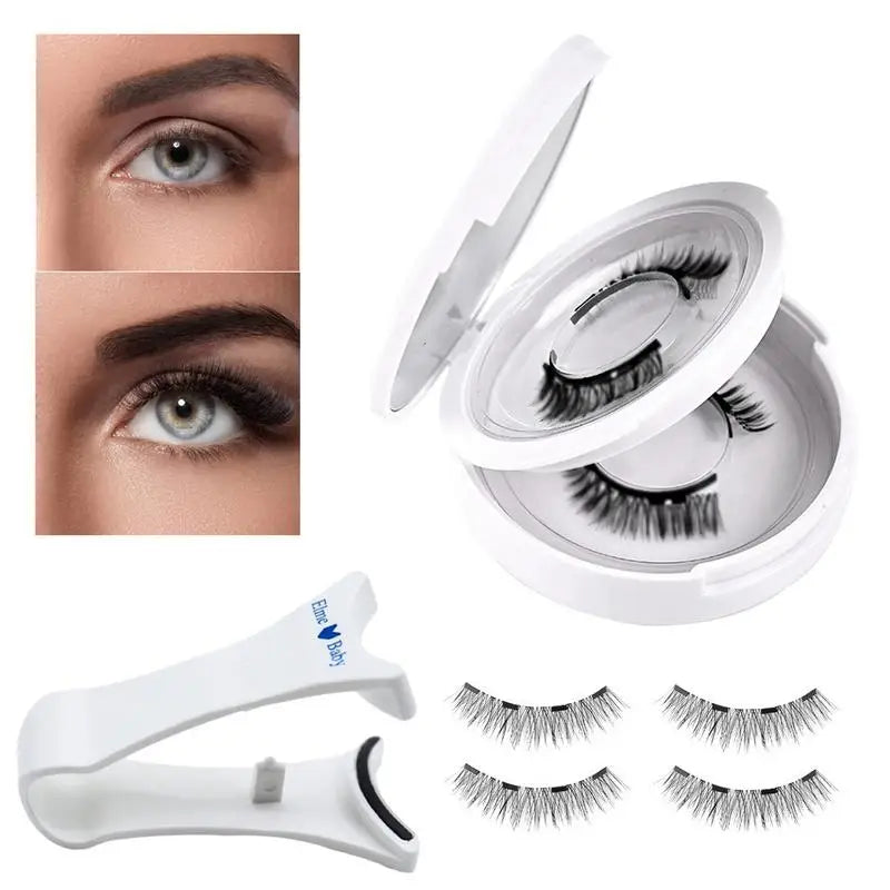 Kit Cílios Magnéticos 3D Reutilizáveis - Alta Qualidade
