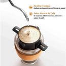 Mini Filtro de Café Portátil Dobrável Reutilizável Suporte Drip Café