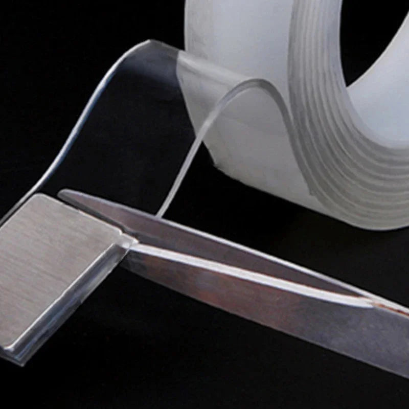 Fita Nano (Dupla Face) Impermeável Reutilizável Transparente