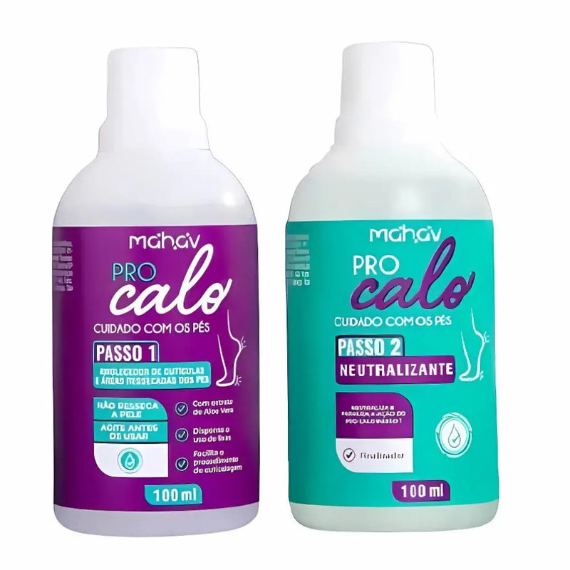 Kit Spa dos Pés Mahav Pro Calo 2x100ml