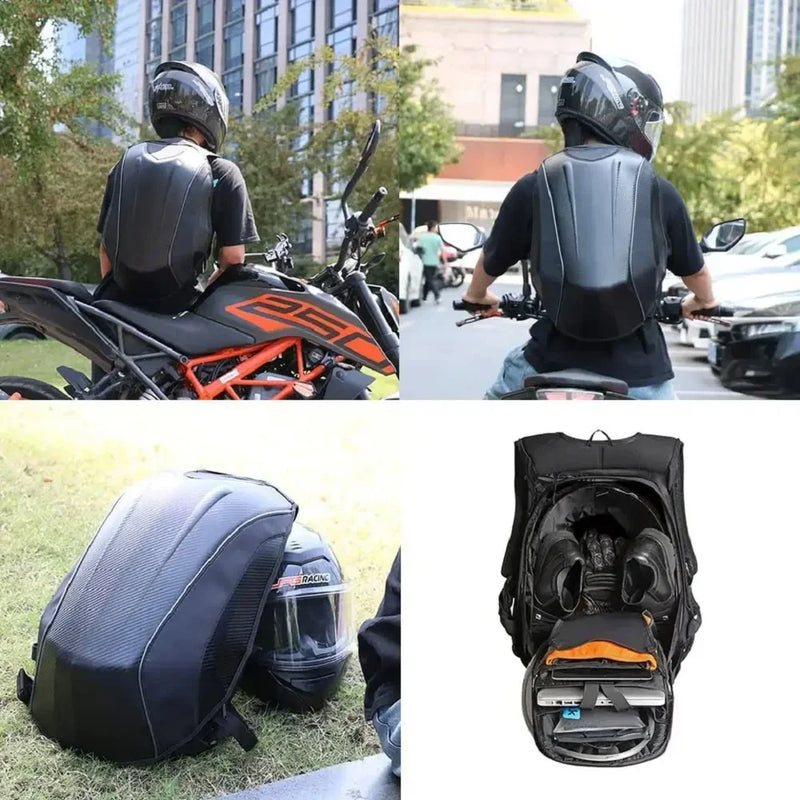 Mochila Impermeável Antifurto Yepp com Refletivo e Compartimento para Capacete