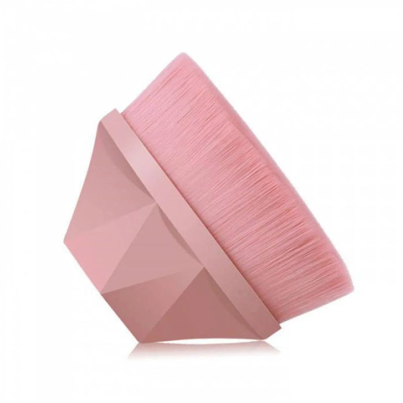 Pincel Kabuki Hexagonal para Base, Corretivo e Pó com Estojo Protetor
