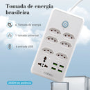 Tomada de Extensão USB - Interruptor mestre liga/desliga