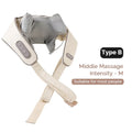 Massageador de Cervical e Ombros - Sem fio 6D - Aquecido
