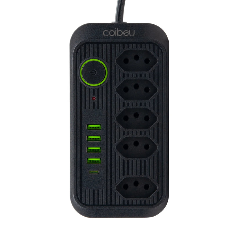 Tomada de Extensão USB - Interruptor mestre liga/desliga