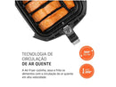 Air Fryer Mondial AFN-40-BI 4L - Preto Inox com Timer e Cesto Quadrado