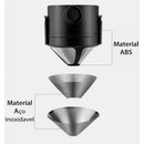 Mini Filtro de Café Portátil Dobrável Reutilizável Suporte Drip Café