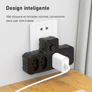 Tomada de Extensão USB - Interruptor mestre liga/desliga