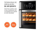 Air Fryer Fritadeira Elétrica sem Óleo Mondial - 12 Litros - Digital Inox  - Alta Qualidade