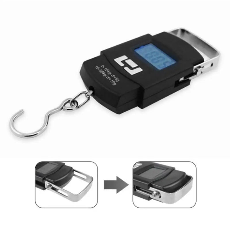 Balança  Digital Portátil (bagagem de mão) 50 kg -Alta Precisão.