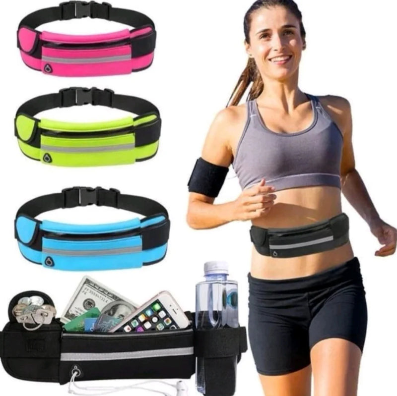 Pochete Esportiva para Corrida  - Impermeável (Cor Preto)