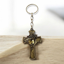 Chaveiro Face de Cristo Jesus Metal Zamak