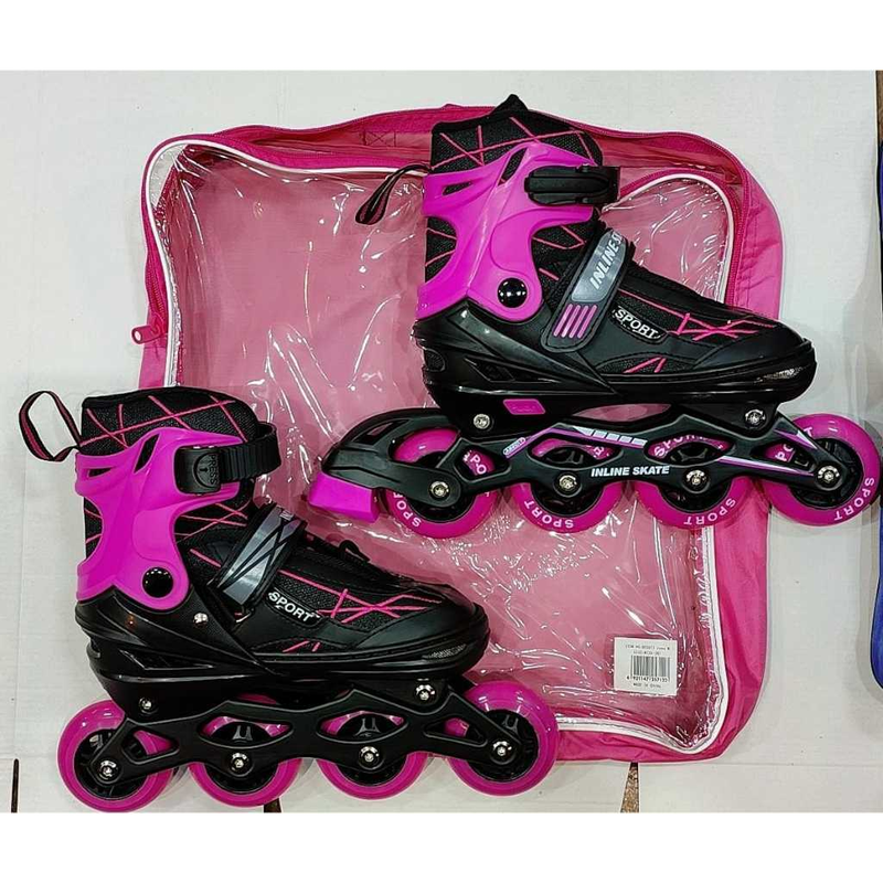 Patins roller Inline ajustável Adulto SEMI Profissional