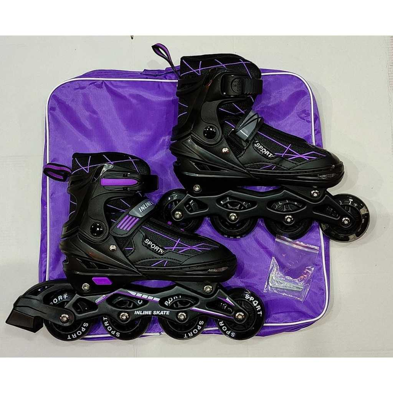 Patins roller Inline ajustável Adulto SEMI Profissional