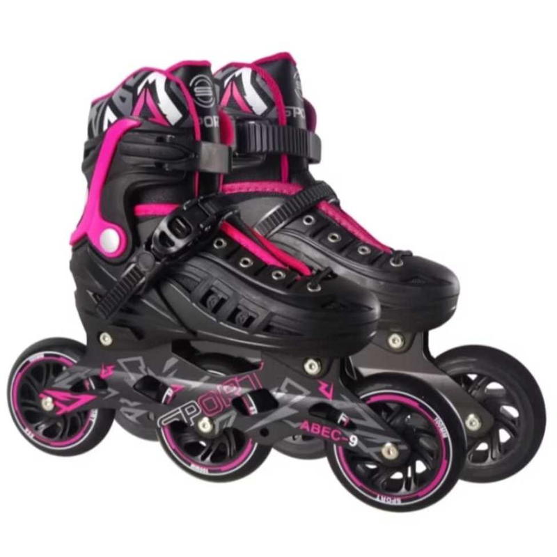 Patins Roller 3 Rodas Profissional Rodas 100 Mm Ajustável Várias Cores